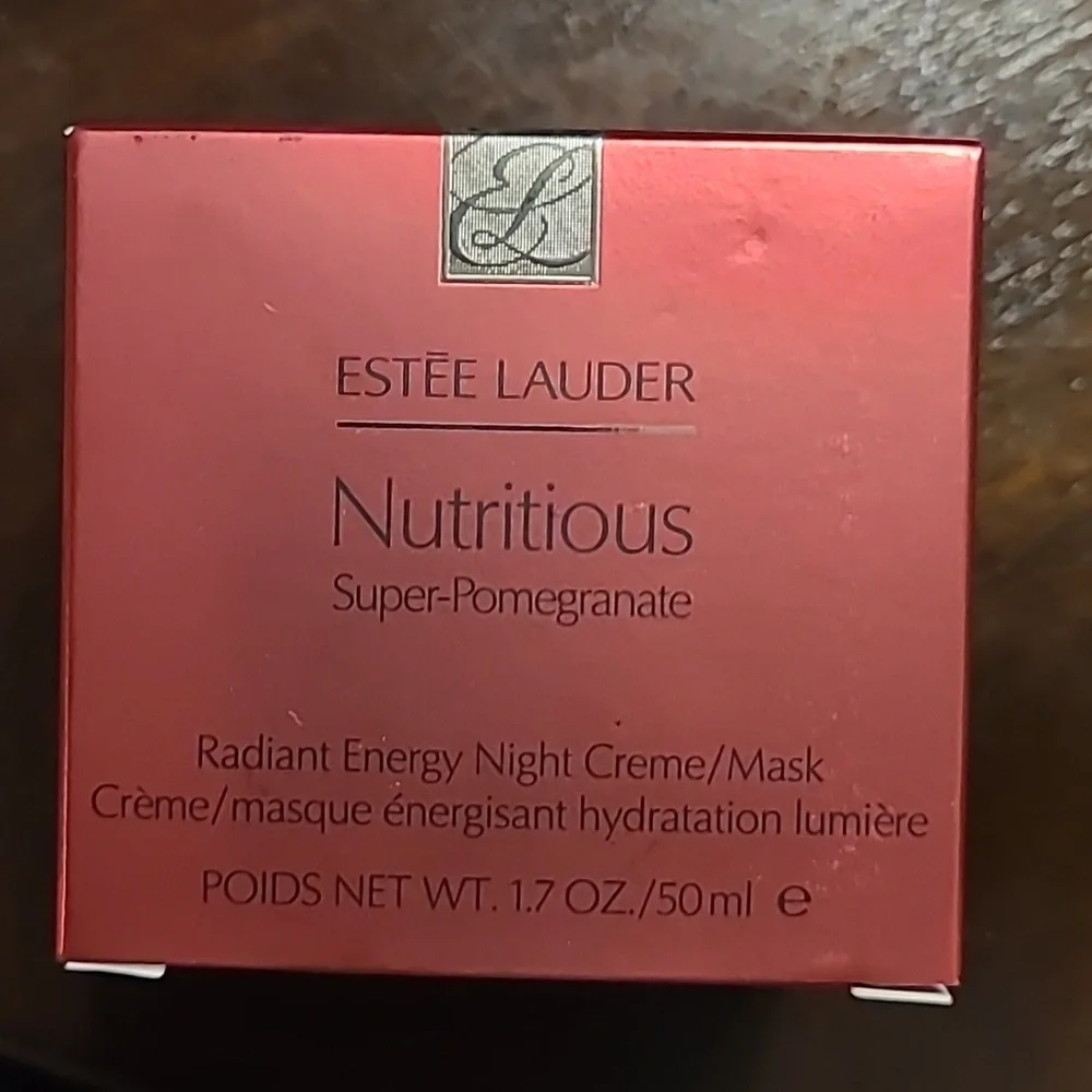 ESTEE LAUDER Nutritious Super Pomegranate Radiant Energy Night Cream / Mask -NEW